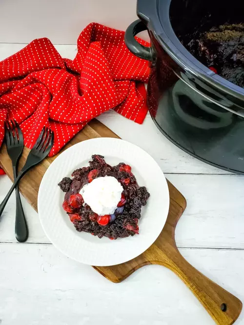 Slow Cooker Chocolate Cherry Dump Cake Slow Cooker Chocolate Cherry Dump Cake
