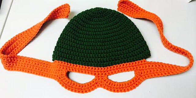 Ninja Turtle Childs Beanie With Mask Ninja Turtle Child’s Beanie With Mask