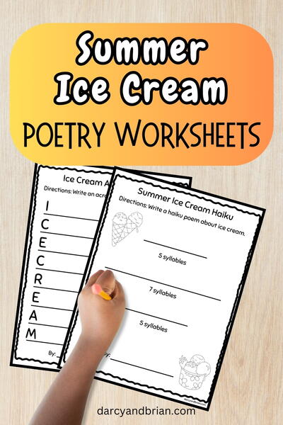 Summer Ice Cream Poem Summer Ice Cream Poem