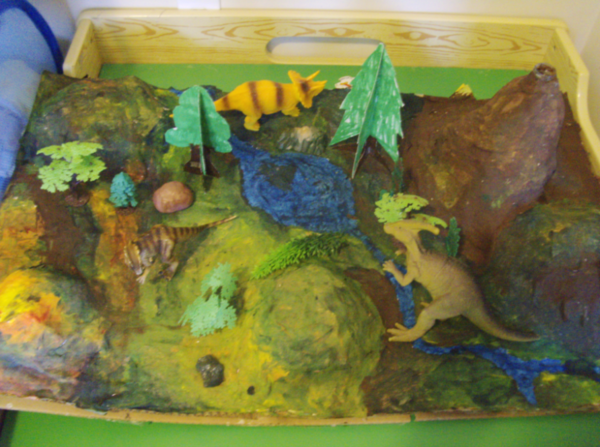 Paper Mache Dinosaur Land Paper Mache Dinosaur Land
