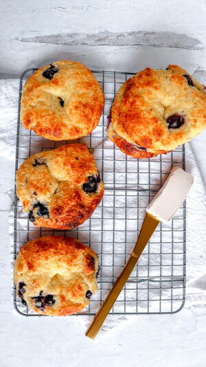 Keto Homemade Blueberry Bagel Recipe Keto Homemade Blueberry Bagel Recipe