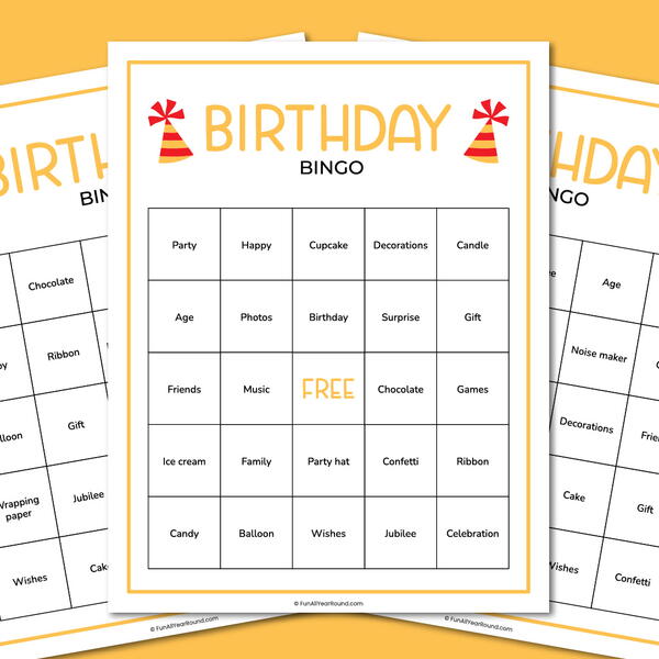 Birthday Bingo Birthday Bingo