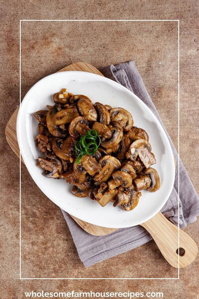 4 Ingredient Slow Cooker Ranch Garlic Mushrooms Recipe 4 Ingredient Slow Cooker Ranch Garlic Mushrooms Recipe