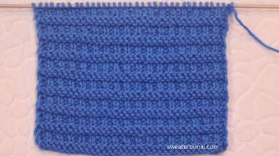 Knit Purl Stitch Pattern For Beginner