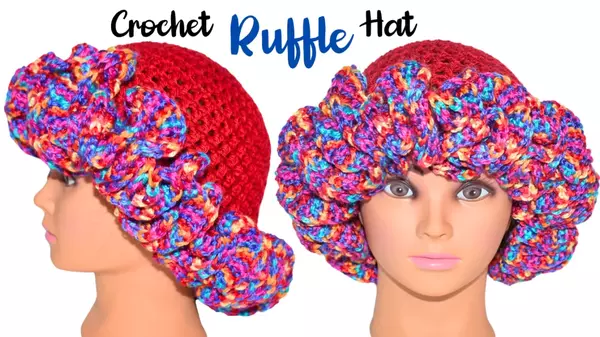 Crochet Ruffle Hat Crochet Ruffle Hat
