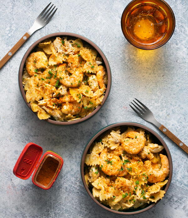 Creamy Cajun Shrimp Crab Pasta Creamy Cajun Shrimp Crab Pasta