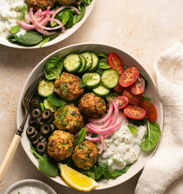 Greek Turkey Meatballs Greek Turkey Meatballs