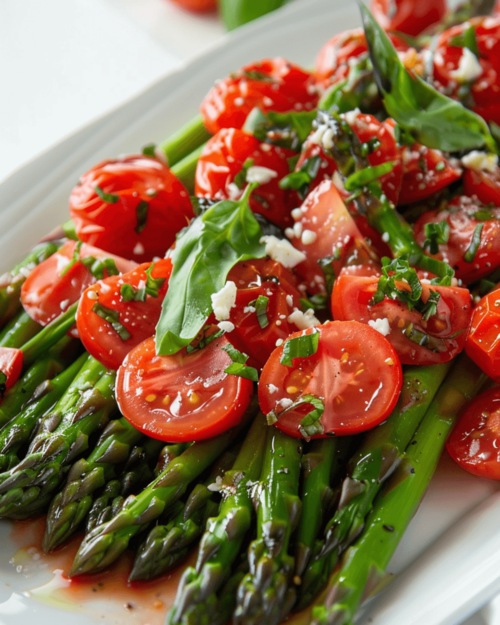 Cold Asparagus Salad With Tomatoes Cold Asparagus Salad With Tomatoes