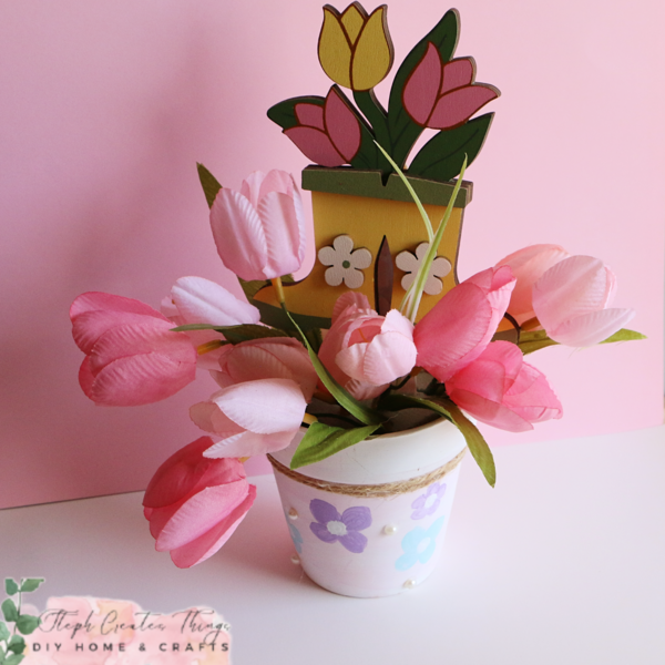 Diy Spring Flower Terra Cotta Pot Diy Spring Flower Terra Cotta Pot