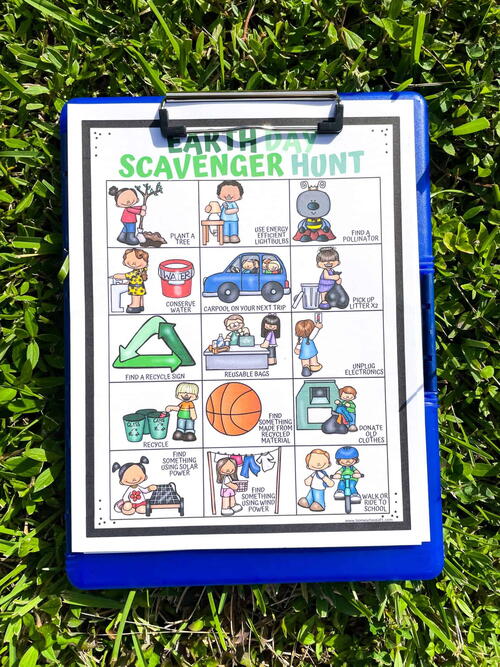 Earth Day Scavenger Hunt Earth Day Scavenger Hunt