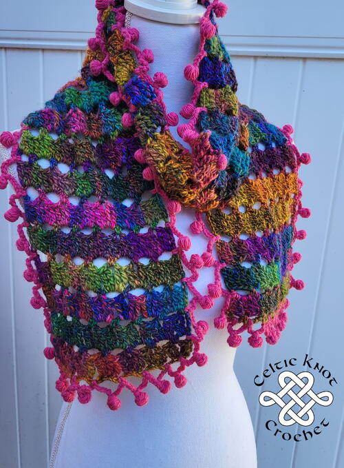 Mini Pom-pom Scarf Mini Pom-pom Scarf