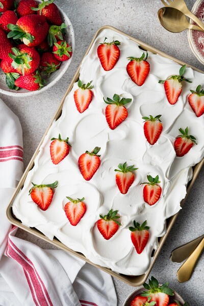 Strawberry Tres Leches Cake Strawberry Tres Leches Cake