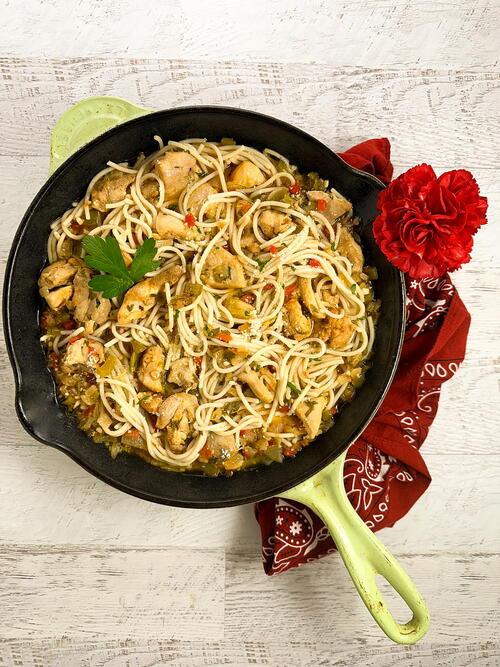 Cajun Chicken Scampi Cajun Chicken Scampi