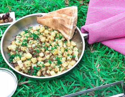 One-pan Potato And Meat Hash