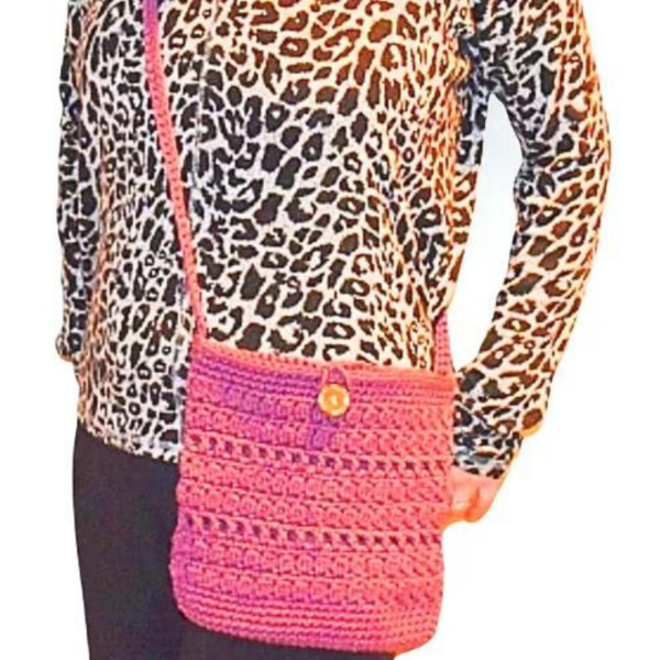 Crochet Cross Body Purse Crochet Cross Body Purse