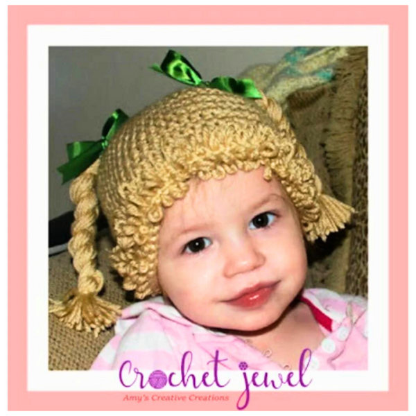 Crochet Cabbage Patch Hat Crochet Cabbage Patch Hat