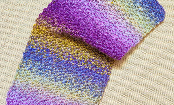 Easy Crochet Scarf With Spider Stitch One Row Repeat Pattern Easy Crochet Scarf With Spider Stitch One Row Repeat Pattern