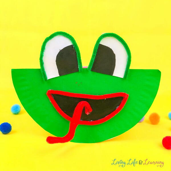 Paper Plate Frog Craft Paper Plate Frog Craft