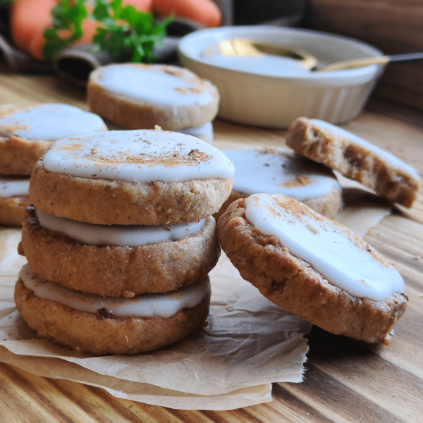 Glazed Carrot Cake Butter Cookies - Perfect For The Cookie Jar Glazed Carrot Cake Butter Cookies - Perfect For The Cookie Jar