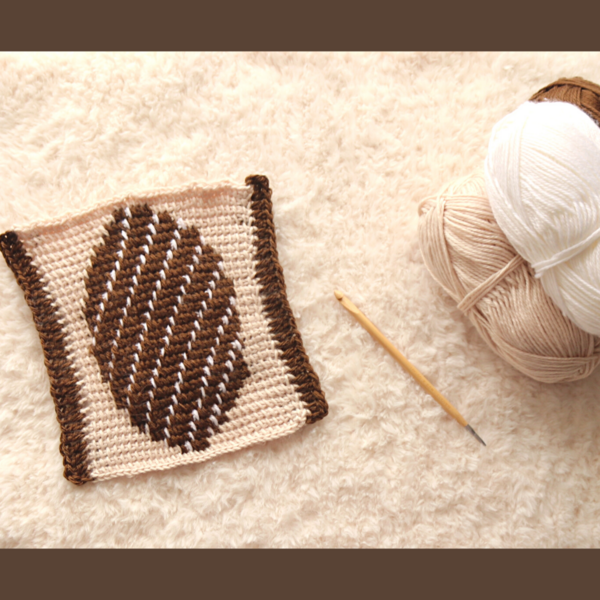 Tunisian Cookie Square Tunisian Cookie Square