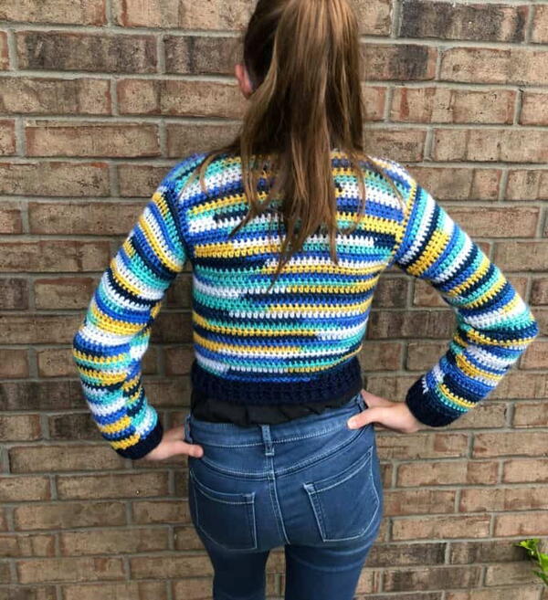 Bomber Cardi youth Size 1012 Bomber Cardi (youth Size 10/12)