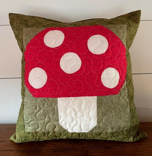 Mushroom Throw Pillow Mushroom Throw Pillow