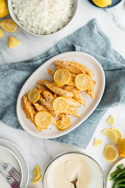 Lemon Pepper Baked Chicken Tenders Lemon Pepper Baked Chicken Tenders