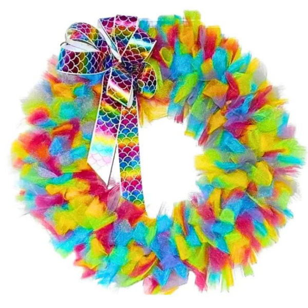 Diy Tool Mesh Wreath Diy Tool Mesh Wreath