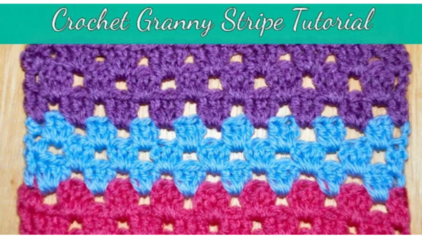 Crochet Granny Stripe Stitch Blanket Tutorial Crochet Granny Stripe Stitch Blanket Tutorial