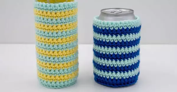 Crochet Can Cozy Pattern 2 Sizes Crochet Can Cozy Pattern (2 Sizes)