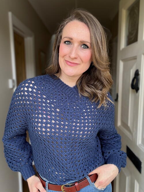 Franny Granny Square Sweater Franny Granny Square Sweater