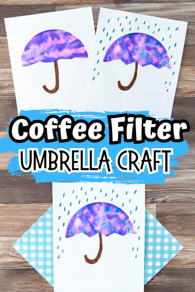Coffee Filter Umbrella Craft Coffee Filter Umbrella Craft