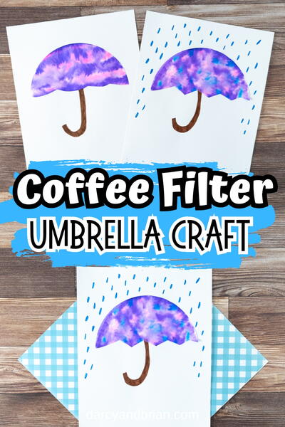 Coffee Filter Umbrella Craft