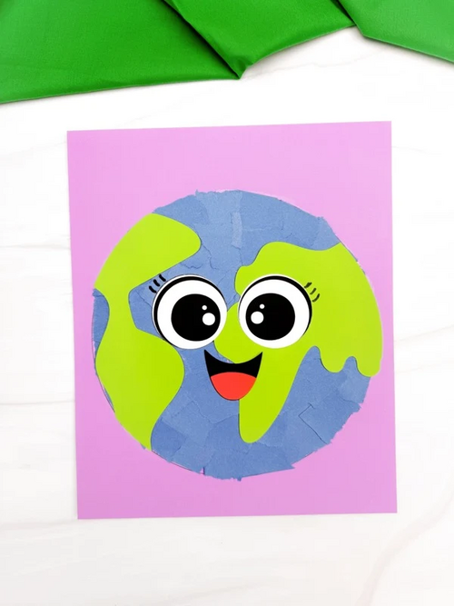 Torn Paper Earth Craft Torn Paper Earth Craft