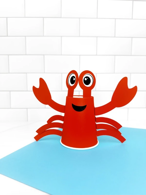 Crab Paper Cup Craft Crab Paper Cup Craft