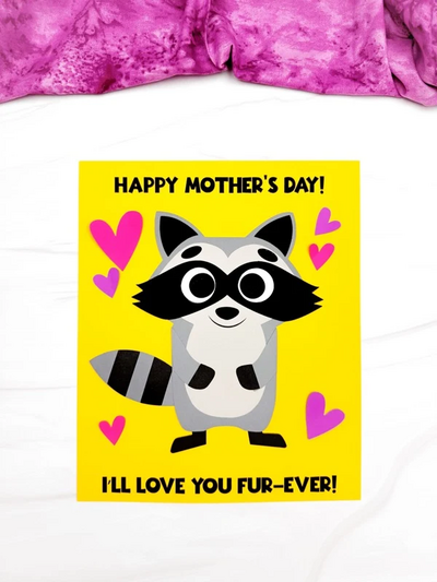 Happy Mother’s Day Raccoon Craft