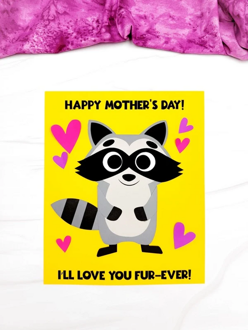Happy Mothers Day Raccoon Craft Happy Mother’s Day Raccoon Craft