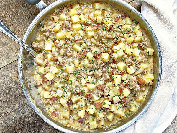 Creamy Sausage And Potatoes Creamy Sausage And Potatoes