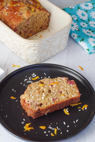 Healthy Rhubarb Bread Healthy Rhubarb Bread