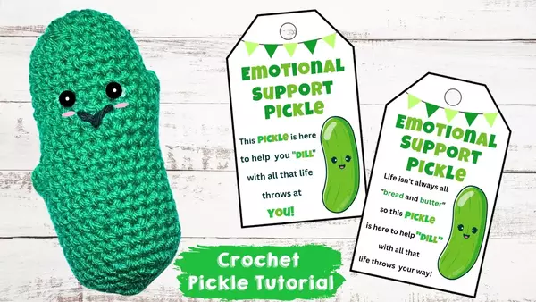 How To Crochet Pickle How To Crochet Pickle