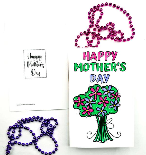 5 Free Printable Mothers Day Cards To Color 5 Free Printable Mother’s Day Cards To Color