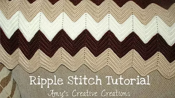 Crochet Ripple Chevron Afghan Crochet Ripple Chevron Afghan