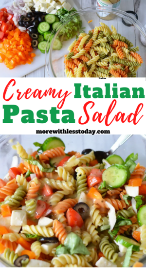 Creamy Italian Pasta Salad Creamy Italian Pasta Salad