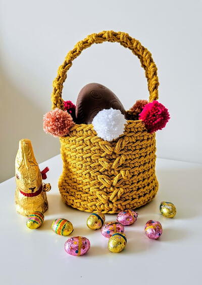 Crochet Basket Crochet Basket