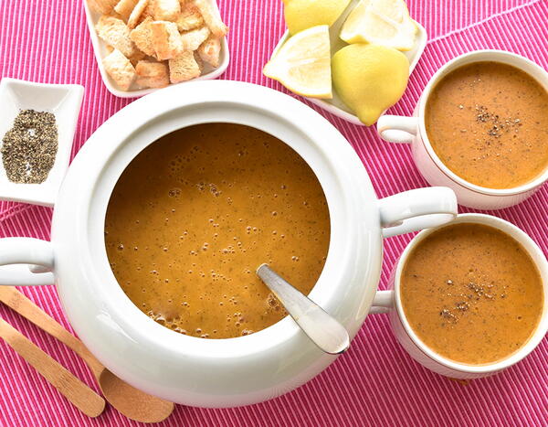 Turkish Red Lentil Soup Mercimek orbas Turkish Red Lentil Soup / Mercimek Çorbası