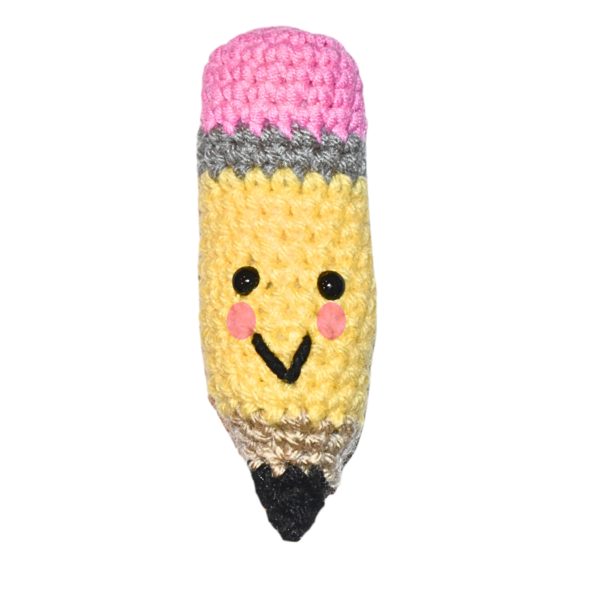 Crochet Pencil Keychain Crochet Pencil Keychain