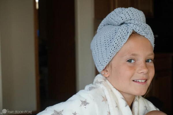 Hair Towel With A Twist - Child Size Hair Towel With A Twist - Child Size