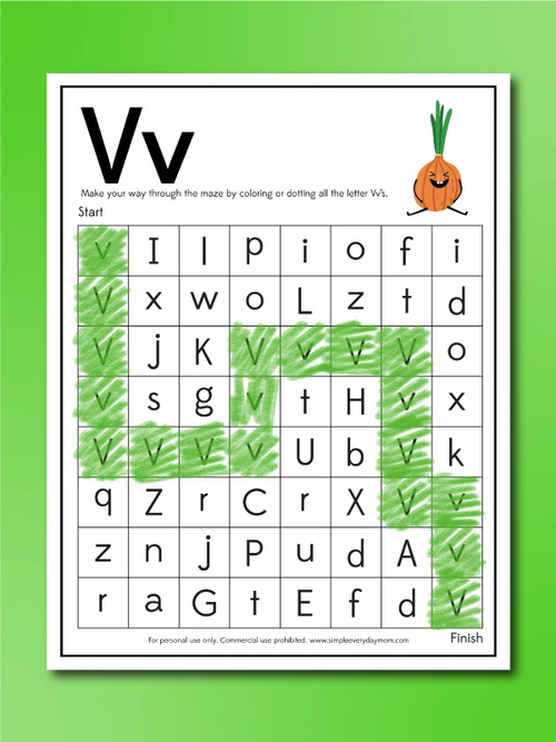 Vegetable Worksheets Vegetable Worksheets