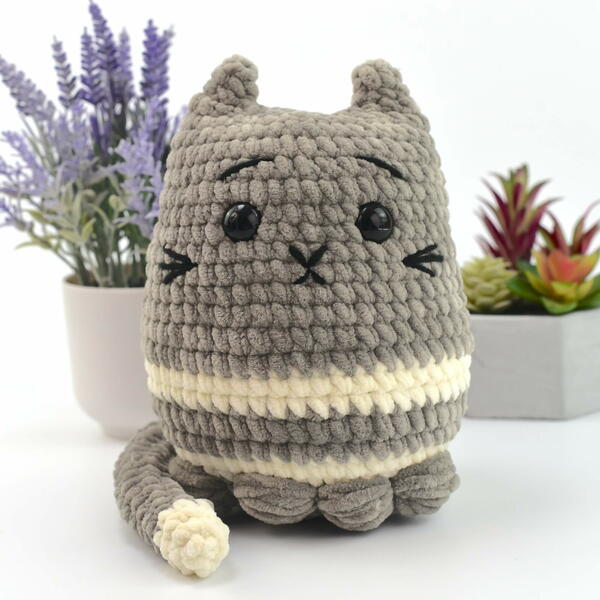 No-sew Crochet Cat Free Pattern No-sew Crochet Cat Free Pattern