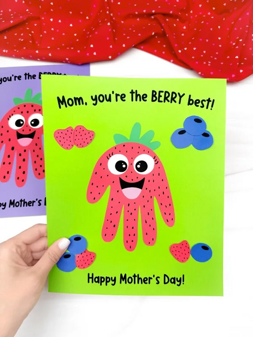 Handprint Mothers Day Craft Handprint Mother's Day Craft